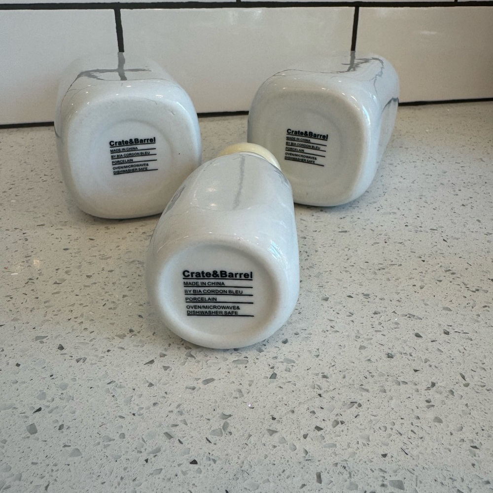 Create and Barrel Ceramic Milk Storage Jars - White - Picture 3 of 5